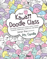 Book cover for Mini Kawaii Doodle Class: Sketching Super-Cute Tacos, Sushi Clouds, Flowers, Monsters, Cosmetics, and More