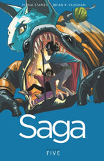 Book cover for Saga, Volume 5