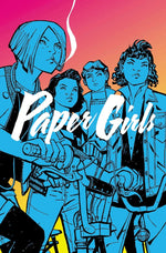 Book cover for Paper Girls, Volume 1