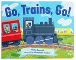 Book cover for Go, Trains, Go! a Train Book for Toddlers 1-3