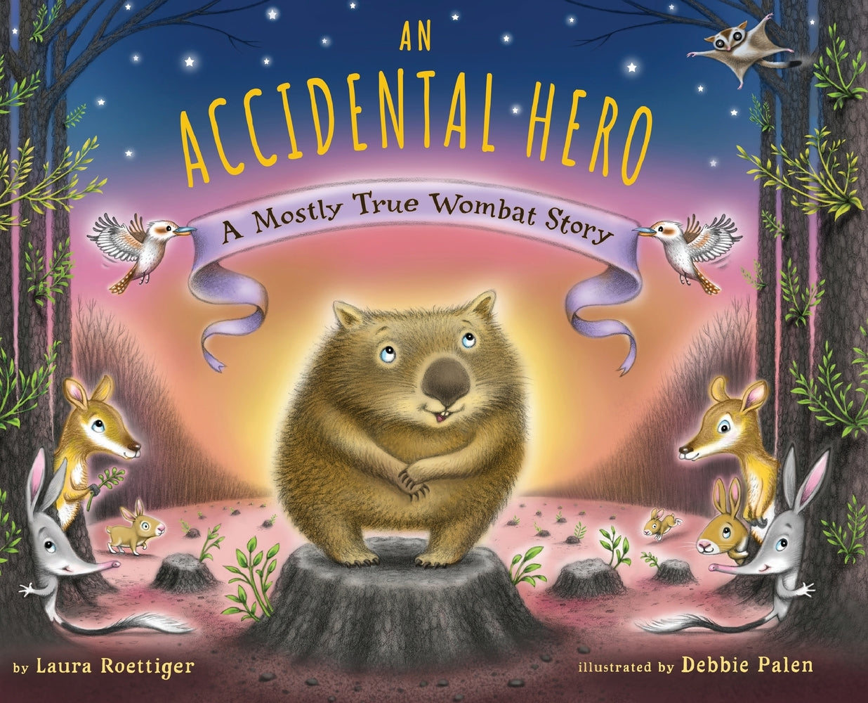 Book cover for An Accidental Hero: A Mostly True Wombat Story