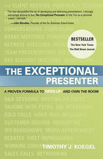 Book cover for The Exceptional Presenter