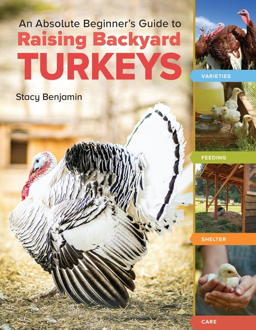 Book cover for Absolute Beginner's Guide to Raising Backyard Turkeys: Varieties, Feeding, Shelter, Care