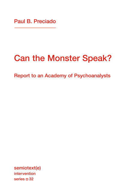 Book cover for Can the Monster Speak?: Report to an Academy of Psychoanalysts