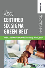 Book cover for ASQ Certified Six Sigma Green Belt Handbook