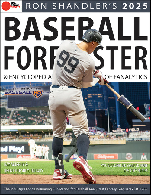 Book cover for Ron Shandler's 2025 Baseball Forecaster: And Encyclopedia of Fanalytics (Thirty-Ninth)
