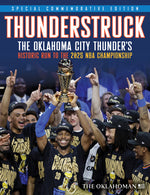 Book cover for Thunderstruck: The Oklahoma City Thunder's Historic Run to the 2025 NBA Championship