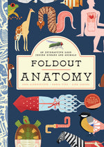 Book cover for Foldout Anatomy: An Interactive Look Inside Humans and Animals