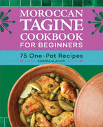 Book cover for Moroccan Tagine Cookbook for Beginners: 75 One-Pot Recipes