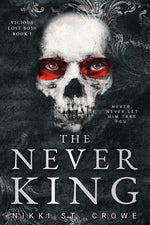 Book cover for Never King (Vicious Lost Boys, 1): A Peter Pan Dark Romance