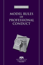 Book cover for Model Rules of Professional Conduct, 2023 Edition