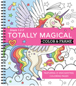 Book cover for Color & Frame - Totally Magical (Coloring Book)