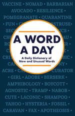 Book cover for Word a Day: A Daily Dictionary of New and Unusual Words