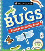 Book cover for Brain Games - Sticker Activity Book: Bugs