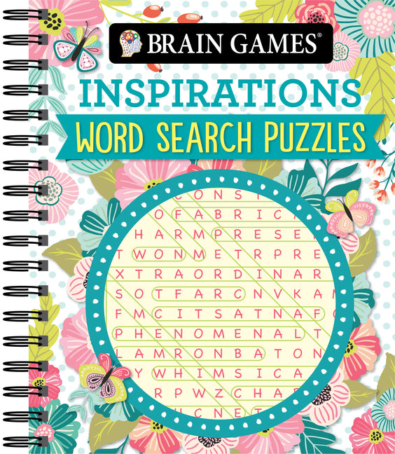 Book cover for Brain Games - Inspirations Word Search Puzzles