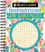 Book cover for Brain Games - Inspirations Word Search Puzzles
