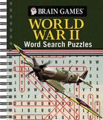 Book cover for Brain Games - World War II Word Search Puzzles