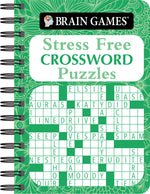 Book cover for Brain Games - To Go - Stress Free: Crossword Puzzles