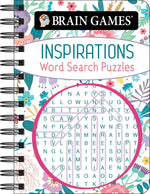 Book cover for Brain Games - To Go - Inspirations Word Search Puzzles