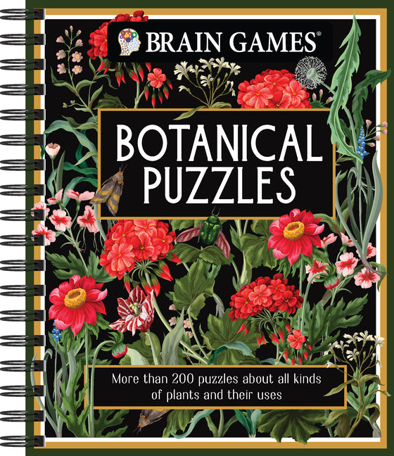 Book cover for Brain Games - Botanical Puzzles: More Than 200 Puzzles about All Kinds of Plants and Their Uses