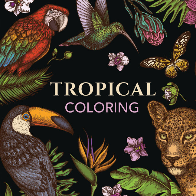 Book cover for Tropical Coloring (Keepsake Coloring Books)