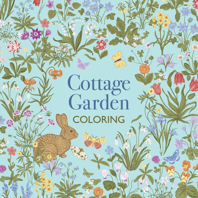Book cover for Cottage Garden Coloring (Keepsake Coloring Books)