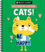 Book cover for Brain Games - Sticker by Letter: Cats!
