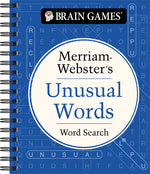 Book cover for Brain Games - Merriam-Webster's Unusual Words Word Search