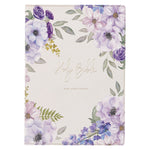 Book cover for KJV Bible Giant Print Full-Size Faux Leather Floral