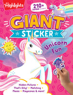 Book cover for Giant Sticker Unicorn Fun