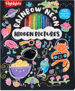 Book cover for Rainbow Neon Hidden Pictures