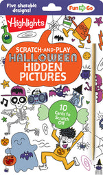 Book cover for Scratch-And-Play Halloween Hidden Pictures
