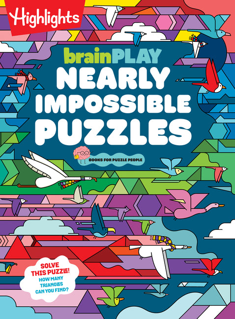 Book cover for Brainplay Nearly Impossible Puzzles: Mind-Bending Activity Book Packed with Brain Teasers, Seek-And-Find Fun and the Biggest Challenges for Puzzle-Lov