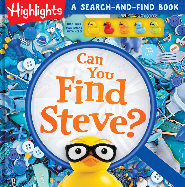 Book cover for Can You Find Steve?: A Hide-And-Seek Puzzle Adventure with Find It Games and Challenges, Scavenger Hunt Duck Book for Kids Ages 6-9