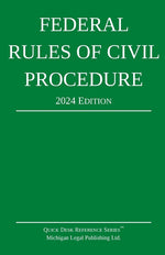 Book cover for Federal Rules of Civil Procedure; 2024 Edition: With Statutory Supplement