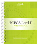 Book cover for HCPCS 2025 Level II Professional Edition