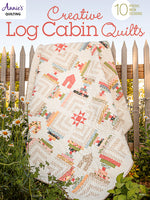 Book cover for Creative Log Cabin Quilts: 10 Fresh, New Designs
