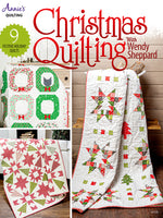 Book cover for Christmas Quilting with Wendy Sheppard