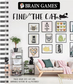 Book cover for Brain Games - Find the Cat: Track Down Cute Cats and Adorable Kittens in 129 Pictures Volume 1