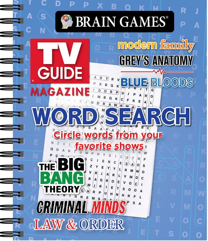Book cover for Brain Games - TV Guide Magazine Word Search