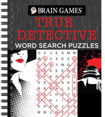 Book cover for Brain Games - True Detective Word Search Puzzles