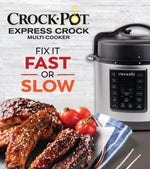 Book cover for Crockpot Express Crock Multi-Cooker: Fix It Fast or Slow