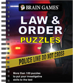 Book cover for Brain Games - Law & Order Puzzles