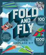 Book cover for Fold and Fly Paper Airplane Kit