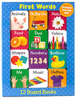 Book cover for First Words (12 Board Book Set)