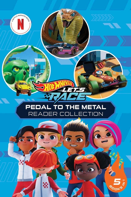 Book cover for Hot Wheels Let's Race: Pedal to the Metal Reader Collection