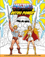 Book cover for Masters of the Universe: Retro Power! Coloring Book