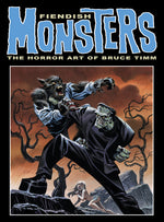 Book cover for Fiendish Monsters: The Horror Art of Bruce Timm