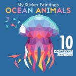 Book cover for My Sticker Paintings: Ocean Animals: 10 Magnificent Paintings