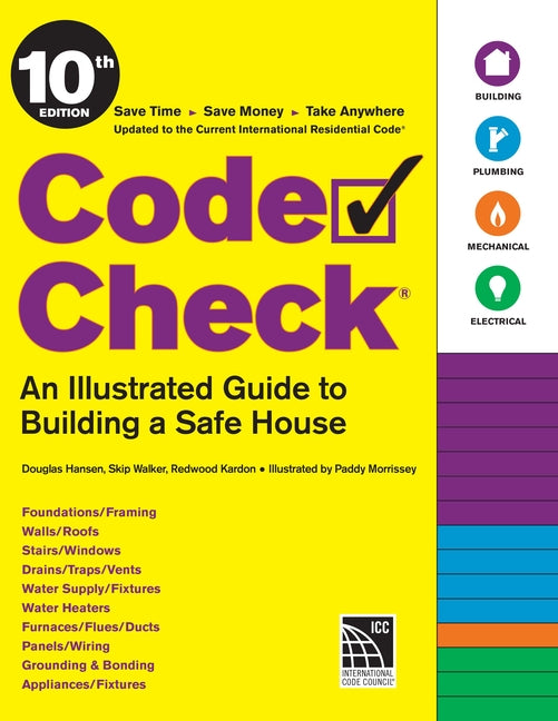 Book cover for Code Check 10th Edition: An Illustrated Guide to Building a Safe House